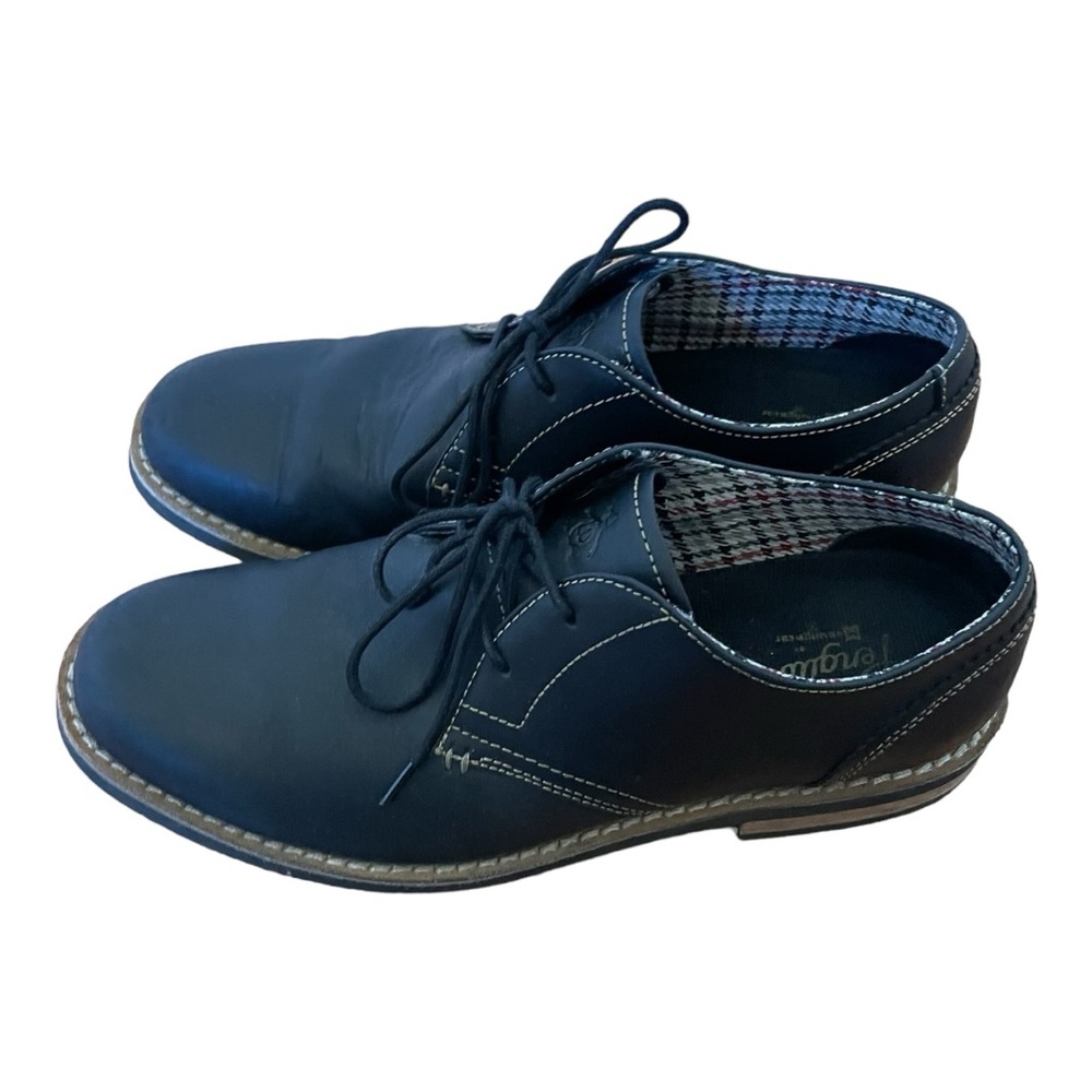 PENGUIN Men’s Waylon Black leather oxford shoes Size 9
